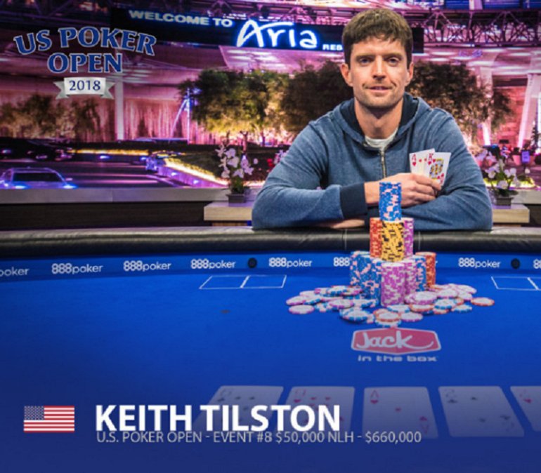Keith Tilston Wins 2018 US Poker Open NLH Main Event